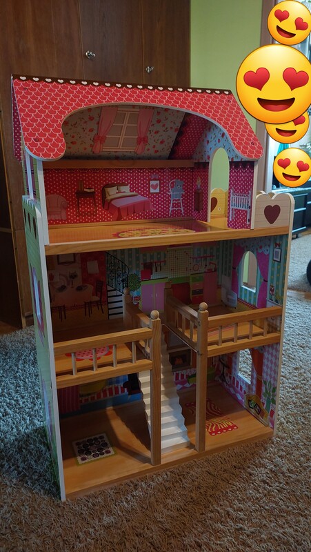 Elbląg Sprzedam drewniany, duży domek XXL wraz z akcesoriami. Stan bardzo dobry.