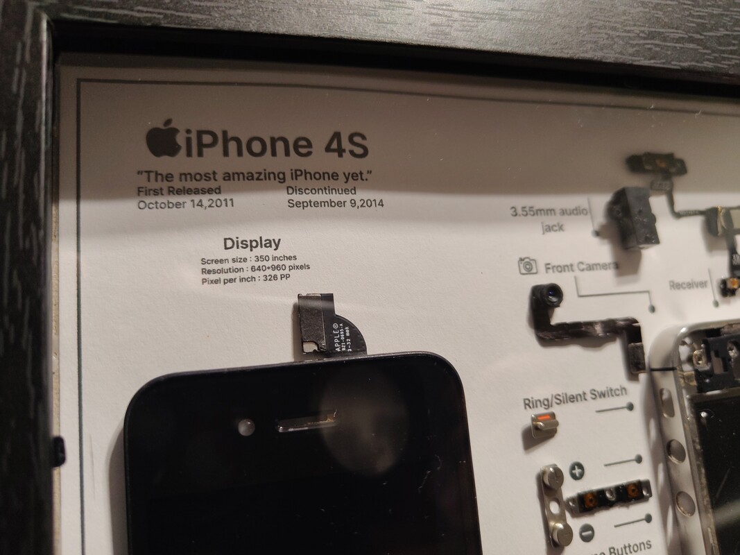 Elbląg Sprzedam ramkę z iPhonem 4S rozebranym na części.
Super gratka dla miłośników GSM
Prawdziwy iPhone,