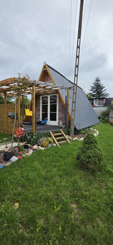 Elbląg Działka ROD Sienkiewicza 300 m2 duży domek.