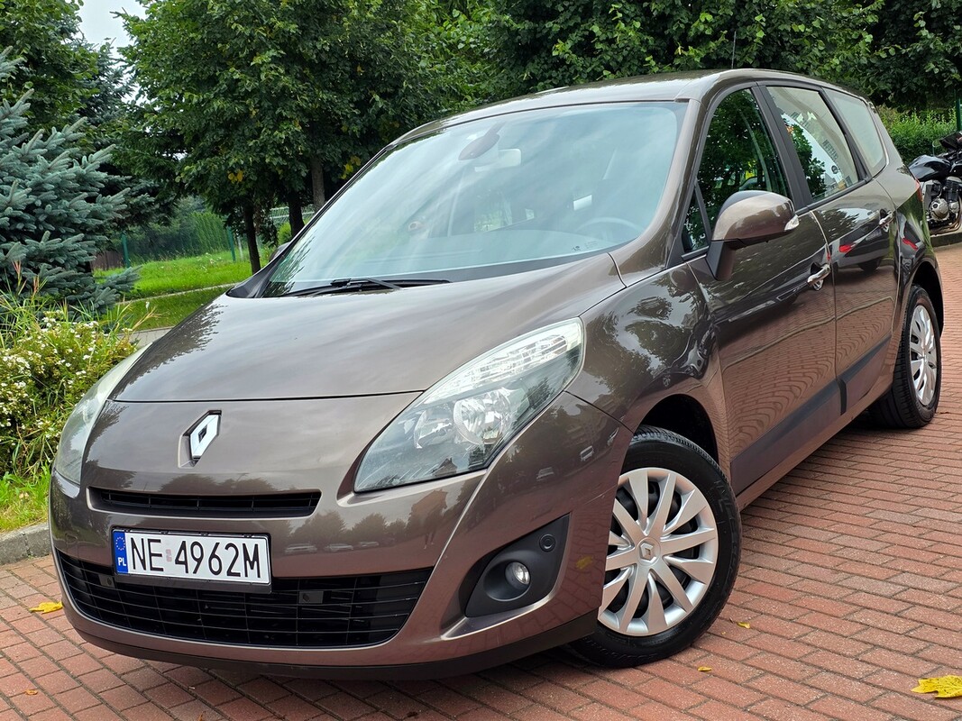 Elbląg Renault Grand Scenic1.6 16V 110KM -Klimatronic-Hak-Tempomat-grzane fotele -PEŁNA DOKUMENTACJA