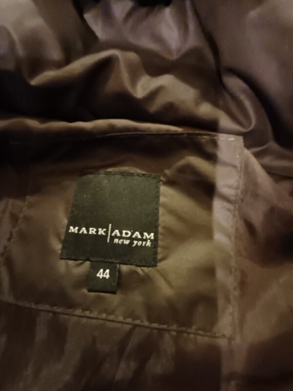 Elbląg Śliczna kurtka damska w kolorze czekoladowym firmy MARK ADAM NEW YORK rozmiar 44,stan idealny, wszystkie guziki
