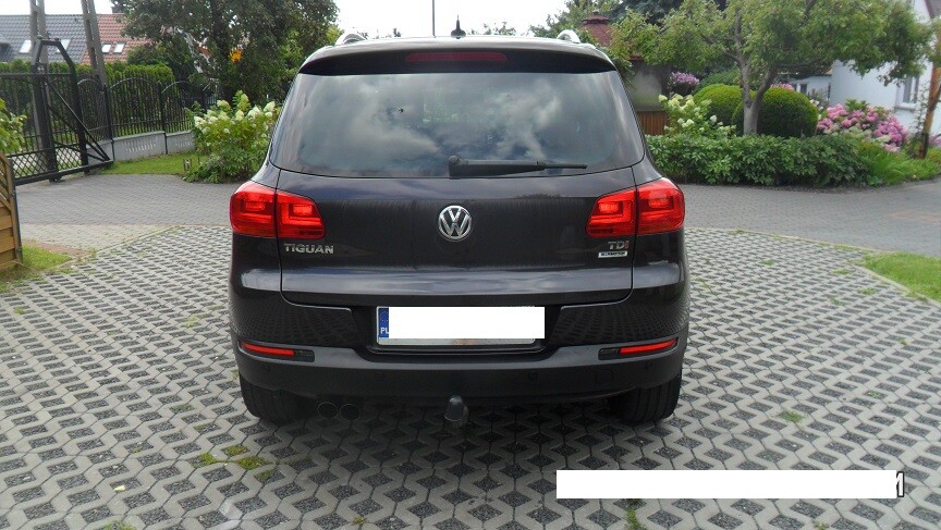Elbląg Volkswagen Tiguan Model 2016 Diesel SUVPoj 2.0 tdi 110 k M Klimatyzacja automatyczna Podgrzewane fotele Alu