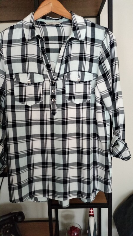 Elbląg ODDAM ZA 30 ZŁ 3 KOSZULE I SUKIENKĘ (ZA CAŁOŚĆ) ROZ. M/L/165 CM. FIRMY H&M F&F, ATM OSPHERE. RZECZY W BARDZO