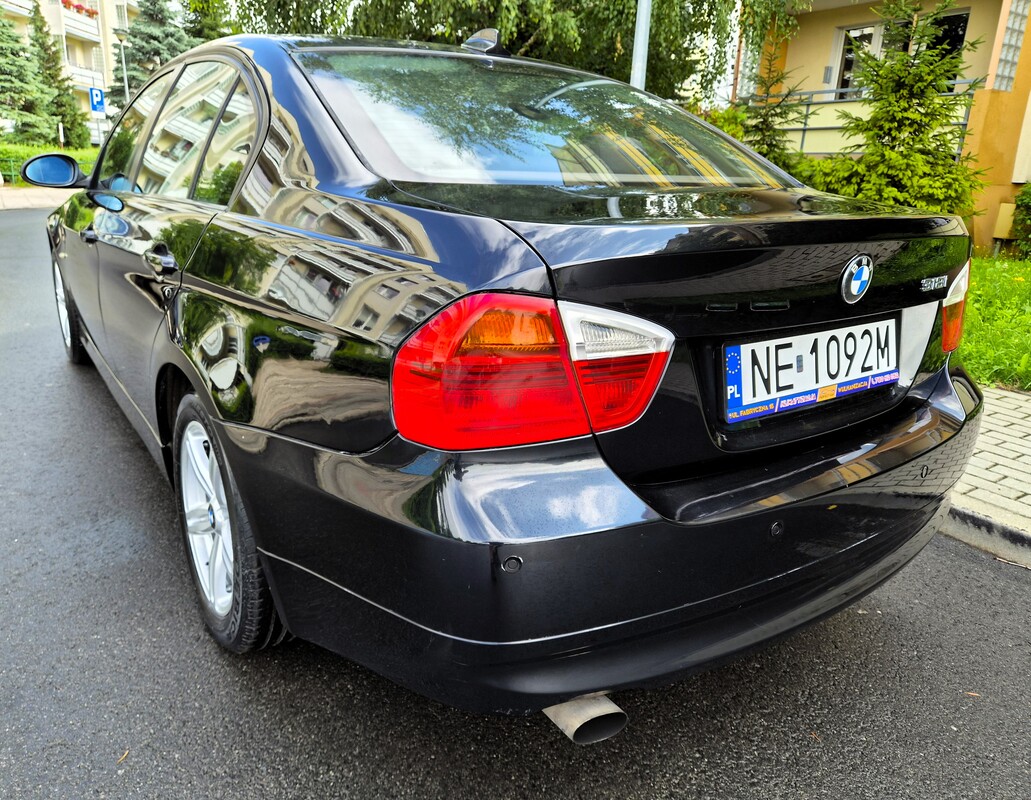Elbląg BMW 3 E90 2,0Benzyna 130Km Bogata Wersja Wyposażenia 2007Rok Gaz Sekwencja 2030roku-4XElektryczne Szyby