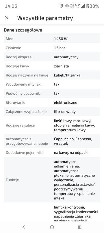 Elbląg Witam. Express do kawy DeLonghi czarny 350 zł