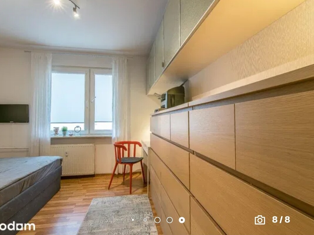 Elbląg Mieszkanie 2 pokoje 48m2 - os. Nad Jarem- II piętro - balkon- wszystkie okna od południa