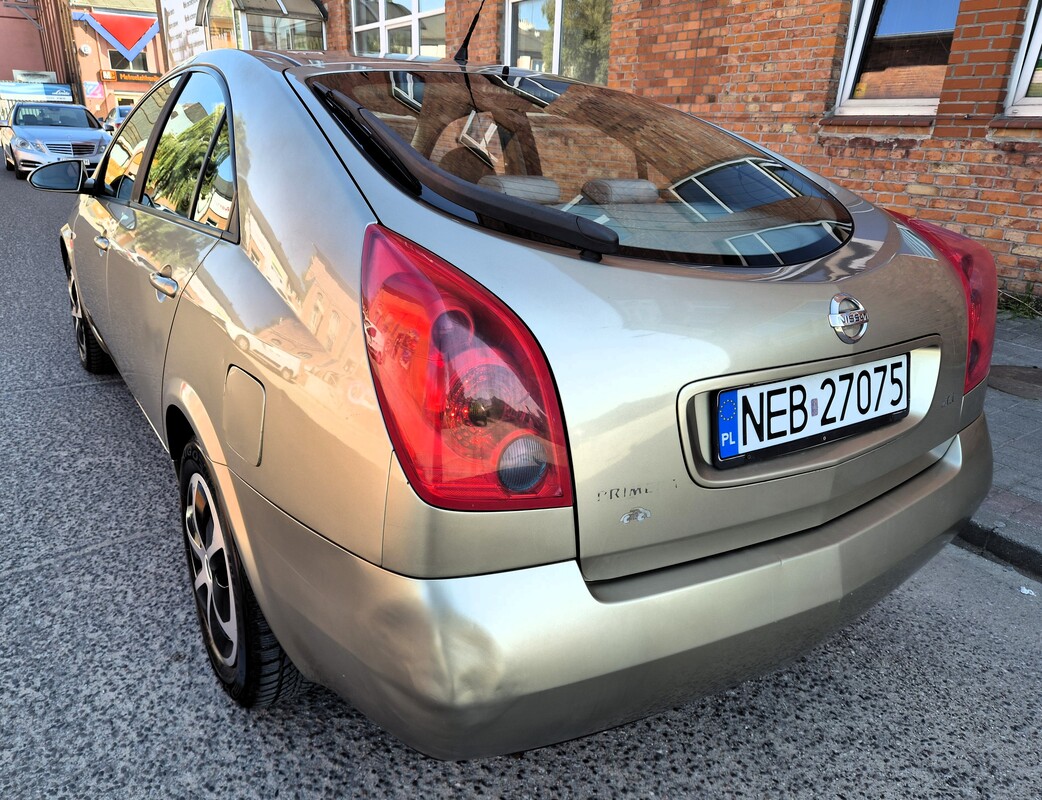 Elbląg Nissan Primera 1.9DCI 120Km 2004Rok Zwinne Miejskie Autko -Wspomaganie Kierownicy Tempomat Elektryczne Lusterka