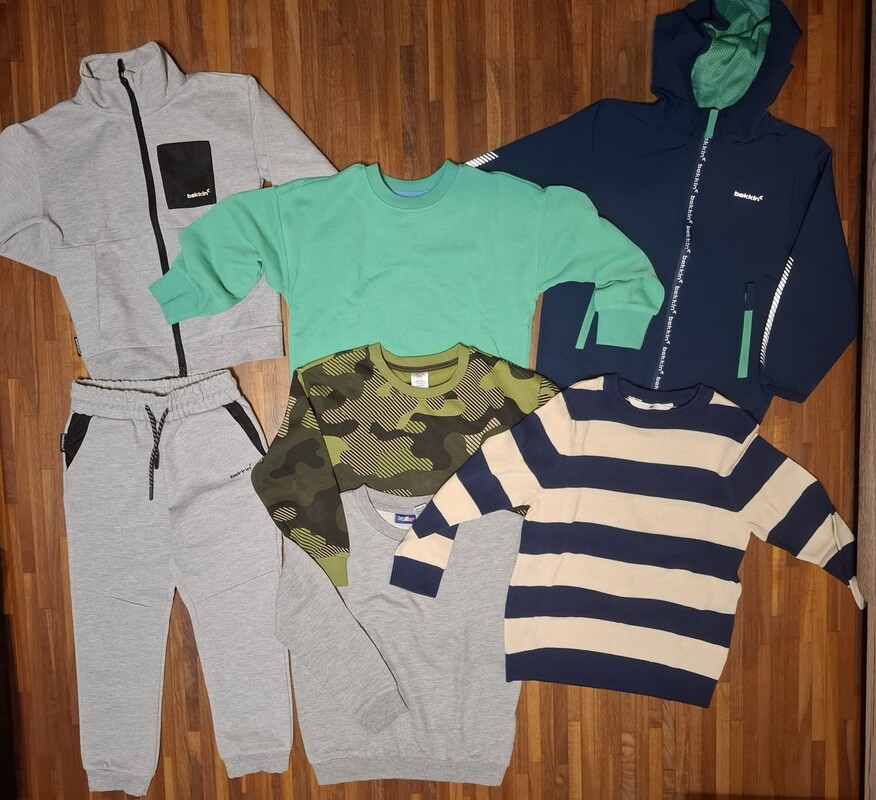 Elbląg Paka ubrań dla chłopca w rozmiarze 110/116.Ubrania marki H& M, Sinsay, Lupilu, C& A, Pepco:
- 15 sztuk