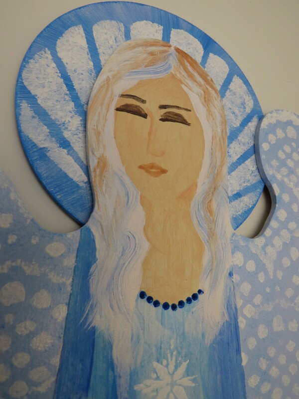 Elbląg Nie masz pomysłu na prezent? Może obdarujesz kogoś moim Aniołem? Wykonany na sklejce, pomalowany farbą akrylowa