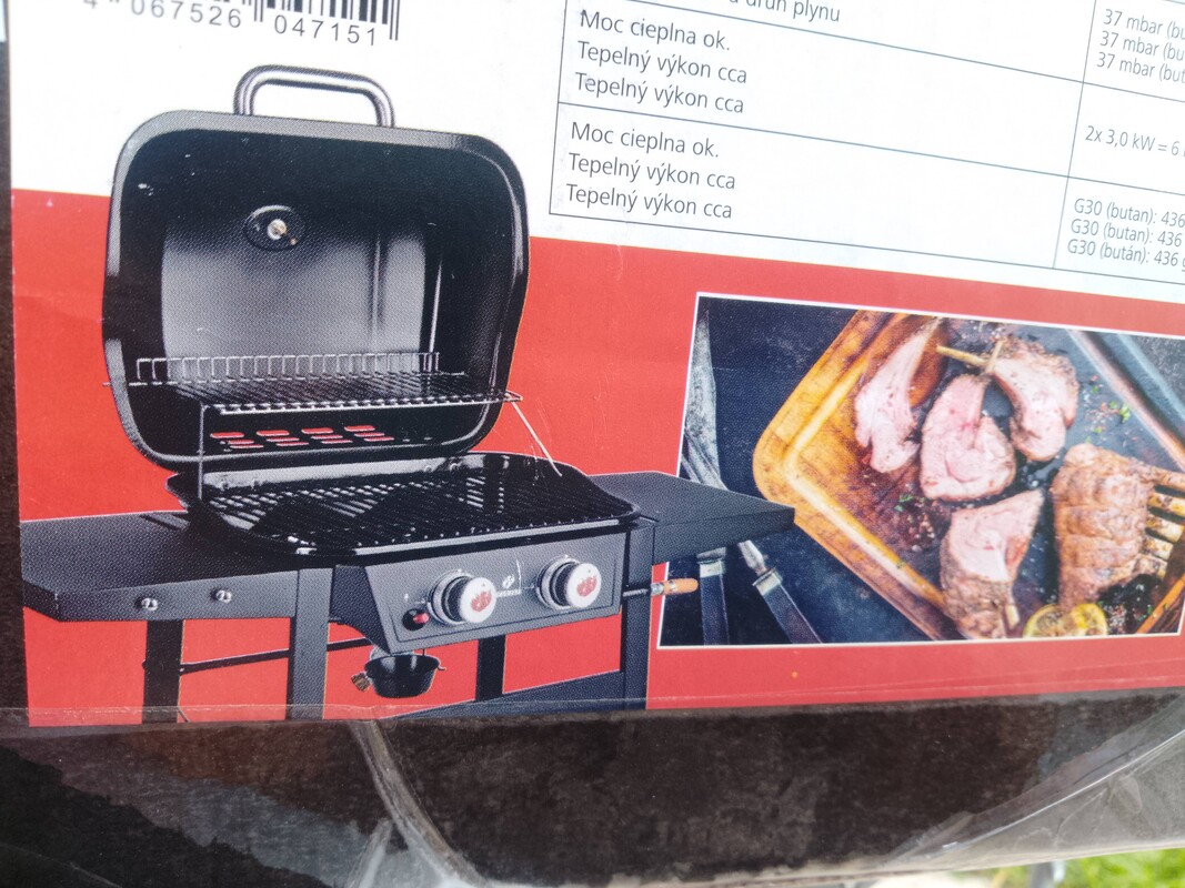 Elbląg Nowy grill gazowy Landmann 2.0 z emaliowanym rusztem. Urządzenie wyposażone jest w dwa palniki gazowe, które