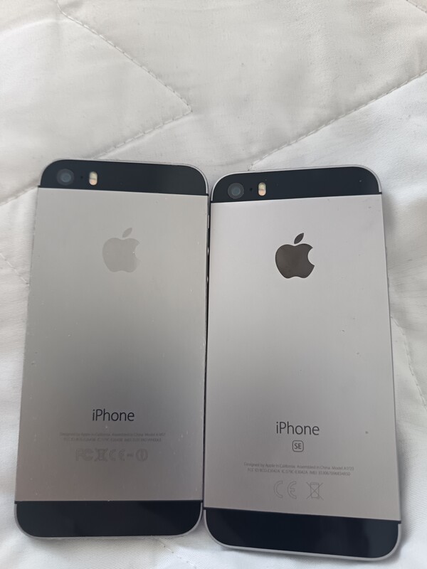 Elbląg Sprzedam kilka tel iPhone se 5 6 se działa lecz coś się z ekranem działa iPhone 6 działa tyle że ma szybę