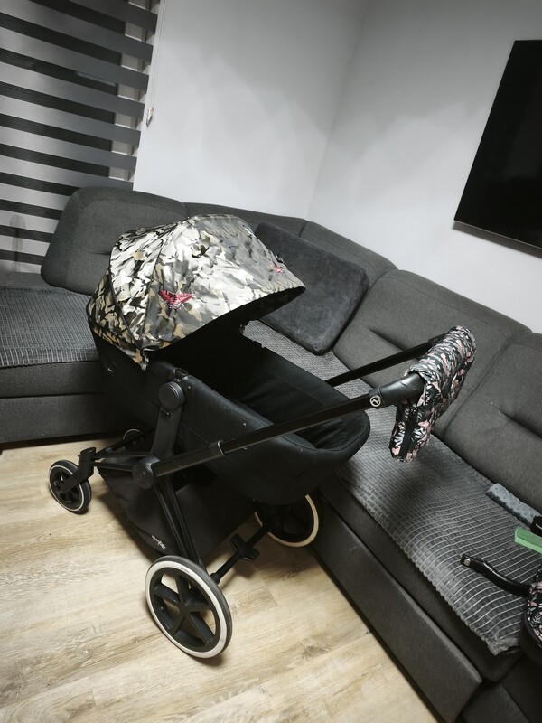 Elbląg Wózek 2w1 CYBEX Prime butterfly stan dobry