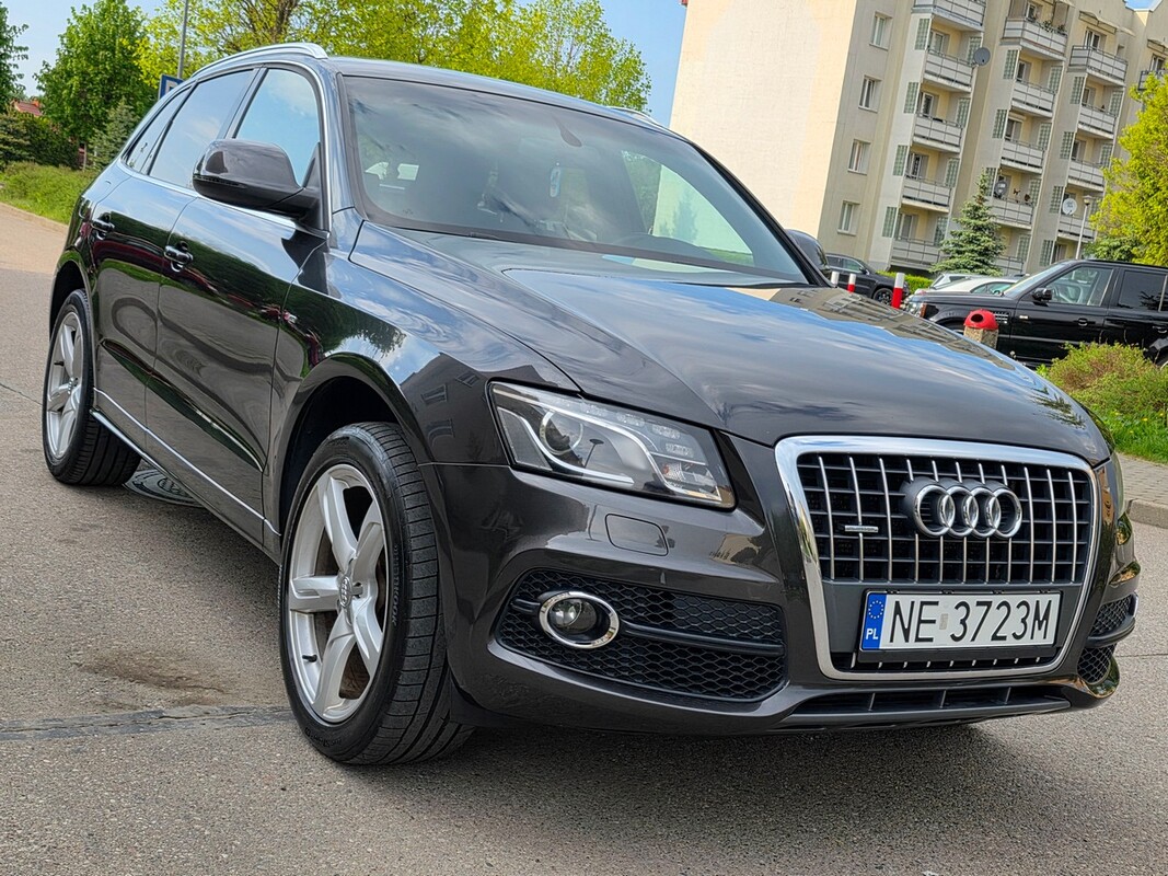 Elbląg Audi Q5 Pełny SlineSilnik :BenzynaAutomat Napęd Quattro 4x4Ledy Bi-xenon Sportsize SkóryZarejestrowany!