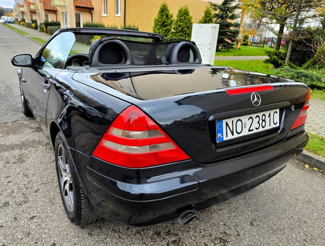 Elbląg Mercedes-Benz SLK 200 2.0Benzyna 136KM 1997Rok Bardzo Dobry Automatyczna Skrzynia-Kabriolet Wspomaganie