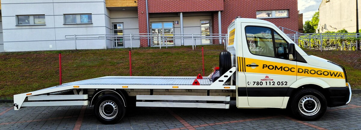 Elbląg Volkswagen Crafter Laweta 2.5Diesel 125KM 2007Rok 3-Osobowa Doinwestowana-Klimatyzacja Poduszki Powietrzne