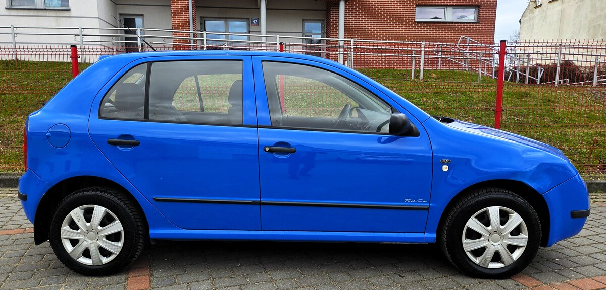 Elbląg Skoda Fabia 1.2Benzynka 65KM 2005Rok Bardzo Dobry Stan Salon Polska -Wspomaganie