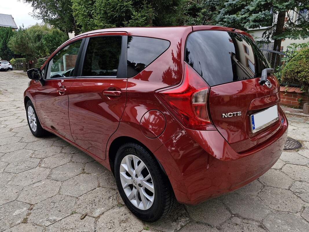 Elbląg Nissan Note1.2 Benzyna2014Klimatronik129 tys kmKupiony w Polskim Salonie