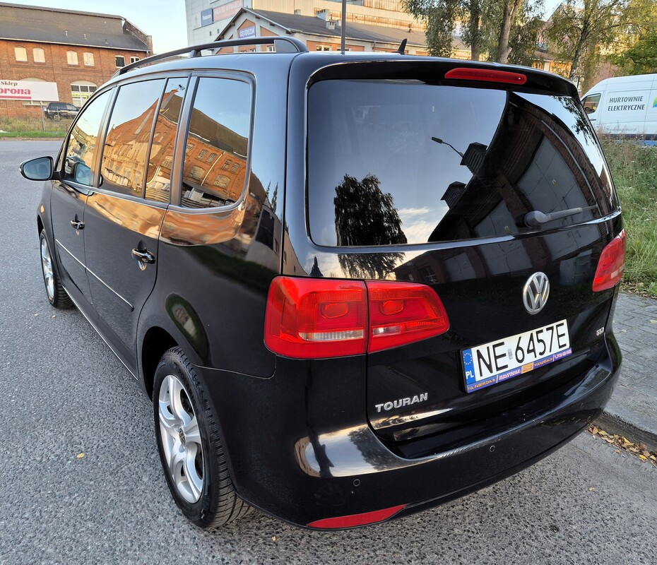 Elbląg Volkswagen Touran 2,0Diesel 140km 7-Mio Osobowy 2012Rok Skrzynia 6-Cio Biegowa-Elektryczne Szyby Abs Radio