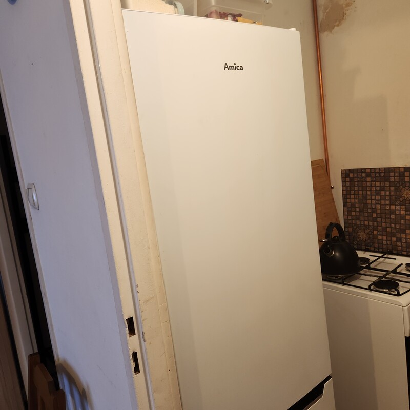 Elbląg Lodówka z zamrażarką Amica FK299.2FTZ(E) No Frost 180cm. Jak nowa, na gwarancji. Używana 8 miesięcy. 1200zl do