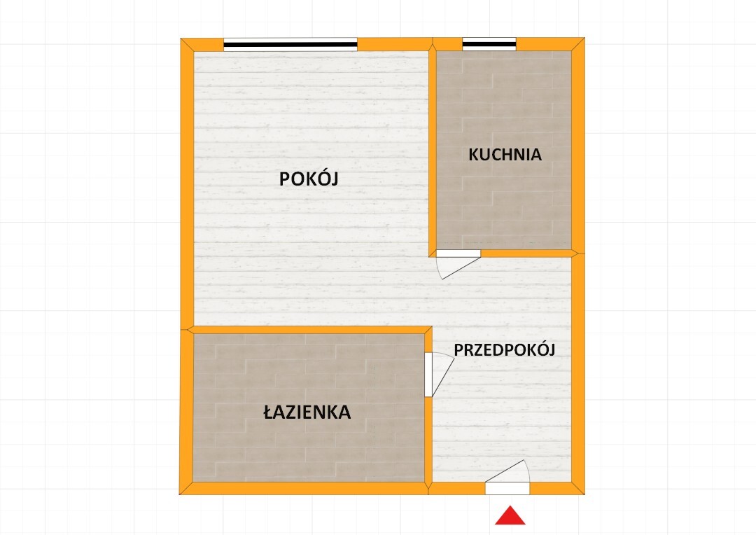 Elbląg * * * ABC NIERUCHOMOŚCI * * *NOWA OFERTA! KLIMATYCZNE MIESZKANIE NA ULICY ROBOTNICZEJ!1 pokój o pow. 25,70
