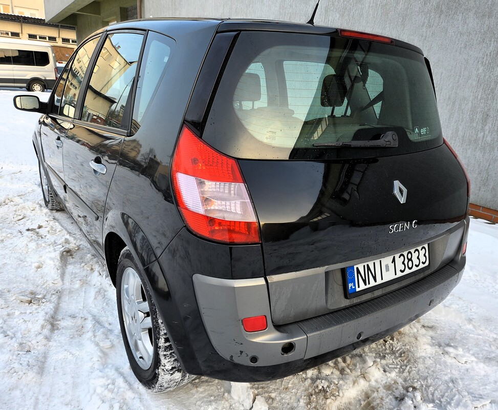 Elbląg Renault Megane Scenic 2.0Benzynka 136Km Automat 2004Rok Bardzo Dobry Stan -Elektryczne