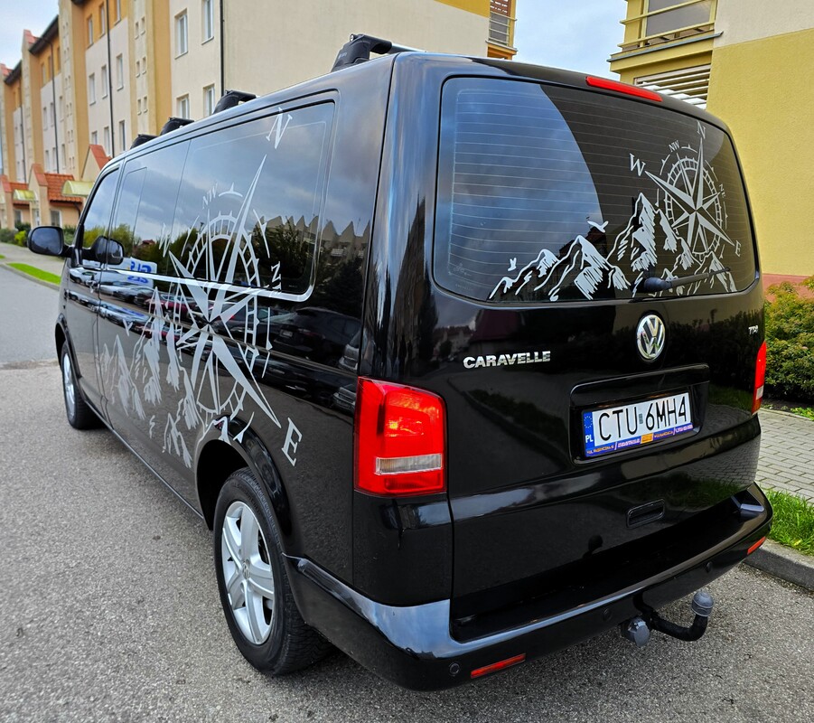 Elbląg Volkswagen Caravelle 2,0 TDI 140Km 2010Rok  Automatyczna Skrzynia DSG 9-Cio Osobowy-Elektryczne Szyby
