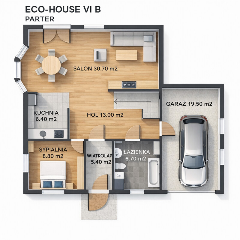 Elbląg DOM DREWNIANY JEDNORODZINNY ECOHOUSE VI BJesteśmy firmą zajmującą się produkcją domów drewnianych mieszkalnych