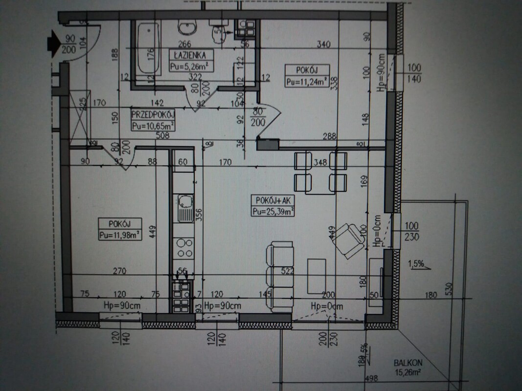 Elbląg Sprzedam Nowe 3 pokojowe mieszkanie w stanie deweloperskim przy ul. Legionów w nowo powstałej