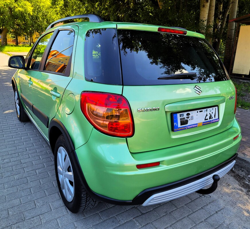 Elbląg Suzuki SX4 Lift 1,6Benzyna 110KM Dobra Wersja Wyposażenia 2009Rok-Klimatyzacja Poduszki Powietrzne Wspomaganie