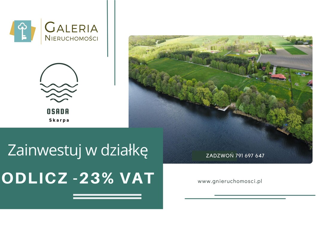 Elbląg GALERIA NIERUCHOMOŚCIZ pasji i miłości do nieruchomościNa sprzedaż: Działka o pow.1021 m2 w cichej i spokojnej