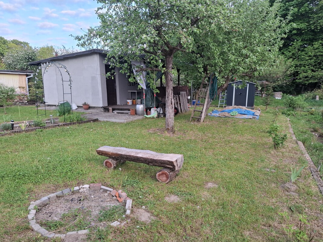 Elbląg Sprzedam działkę ROD 430m2 altanka murowana 3 lata temu 20m2,darmowy prąd (panele) ciepła woda, prysznic, WC,