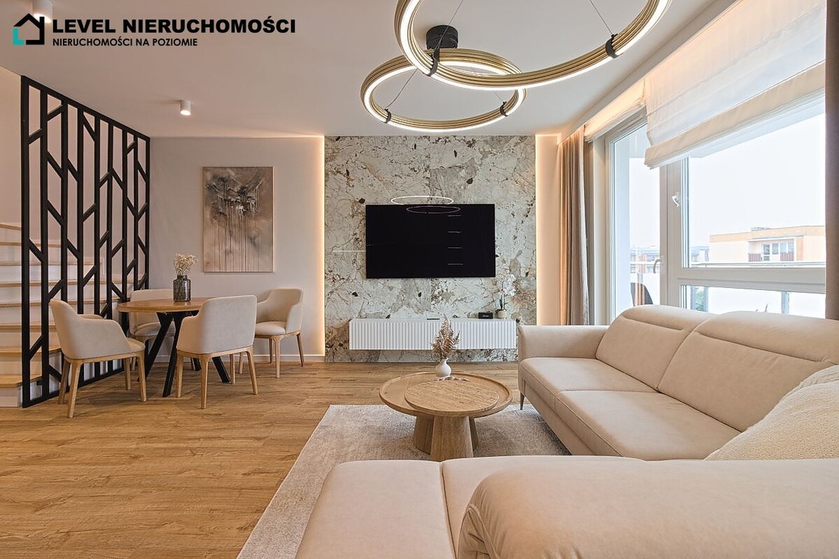 Elbląg LEVEL NIERUCHOMOŚCI  Genialne mieszkanie dwupoziomowe, ul. Topolwa, Elbląg  NIERUCHOMOŚCI NA POZIOMIE