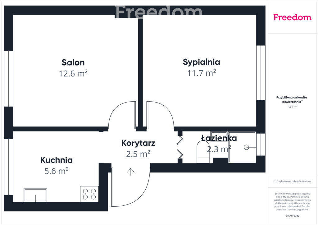 Elbląg FREEDOM NIERUCHOMOŚCISprzedam mieszkanie - Elbląg, Aleja Grunwaldzka. Mieszkanie jest jasne, zadbane i