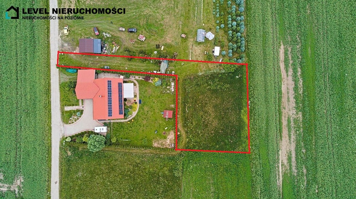 Elbląg LEVEL NIERUCHOMOŚCIDziałka - zabudowa zagrodowaNowa Wieś pod Pasłękiem1490 m2NIERUCHOMOŚCI NA POZIOMIE