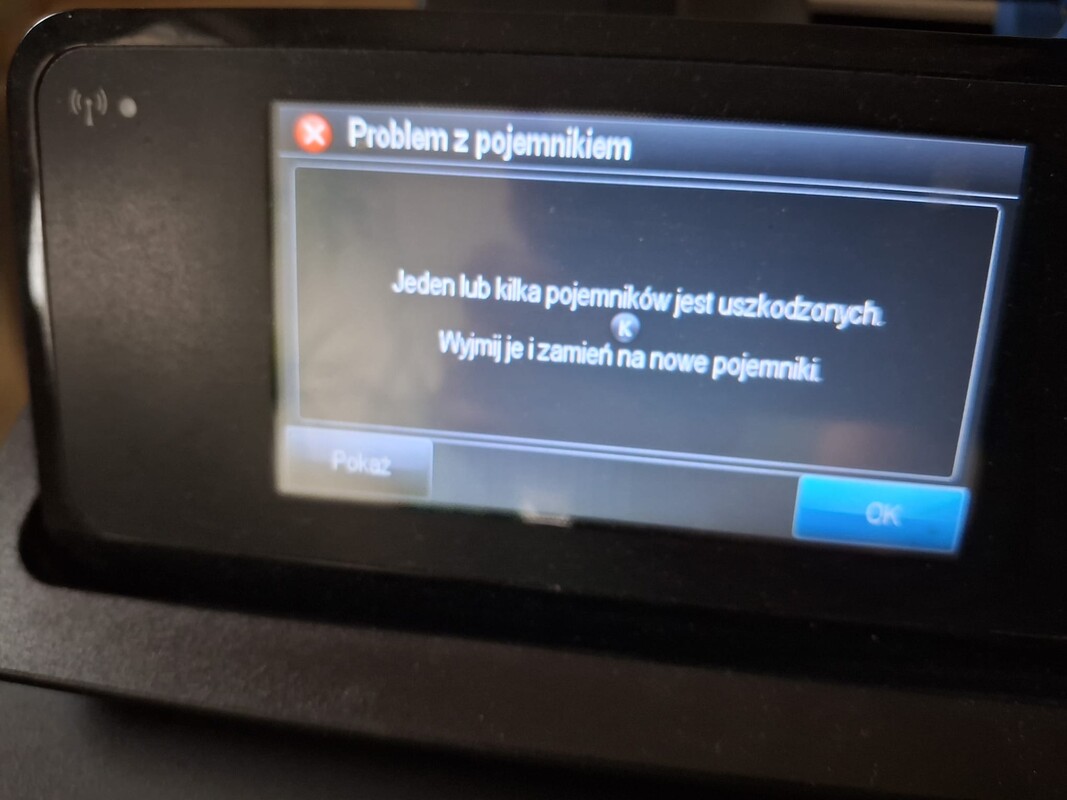 Elbląg Sprzedam używany ploter HP Designjet T120 (610mm) uszkodzony. Być może problem z głowicą drukujacą. Opis błędu