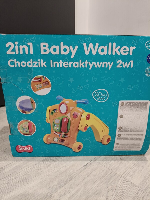 Elbląg Sprzedam Chodzik interaktywny 2 w 1 w bardzo dobrym stanie, używany krótko przez jedno dziecko. Posiadam