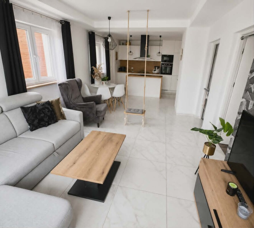 Elbląg Parter z dwoma ogrodami i garażem | 65,5 m² | Centrum Elbląga | ul. Suwalska