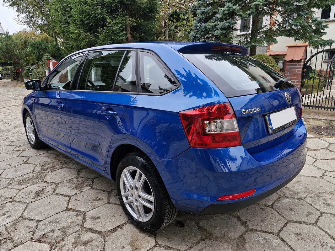 Elbląg Skoda Rapid1.2 Benzyna2015KlimatyzacjaKupiona w Polskim Salonie