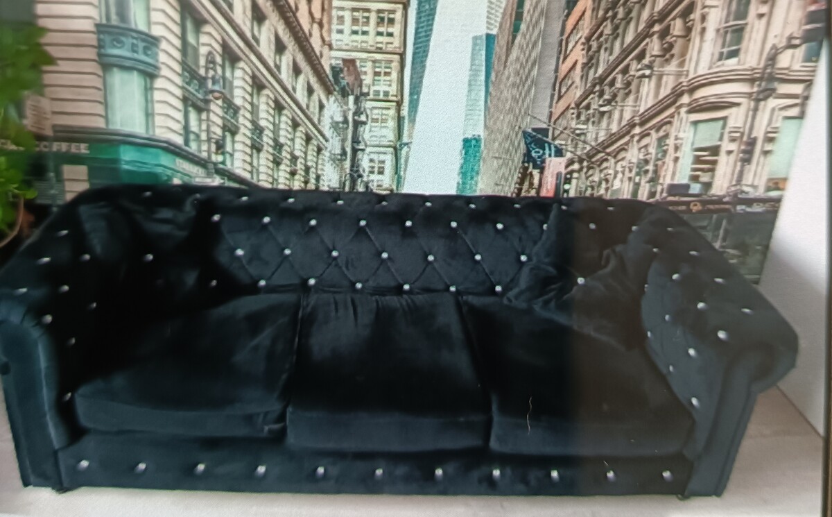 Elbląg Sprzedam stylowa kanapę Glamour welur. Idealna do poczekalni. Salonu Stan bardzo dobry wyniesienie i transport we