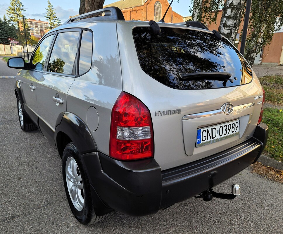 Elbląg HYUNDAY TUCSON 4X4 2,0CRDI 140km Bogata Wersja Wyposażenia 2008Rok-4x Elektryczne Szyby Abs Radio Nawigacja