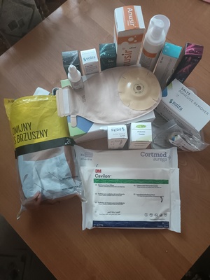 Elbląg Oddam za darmo worki do stomii, akcesoria kosmetyki. Elbląg