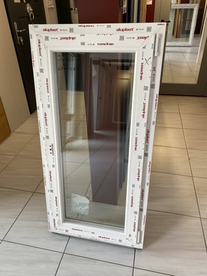 Elbląg Sprzedam nowe okna w systemie Aluplast ID 7000kolor biały, 3 szybowewymiary 610/1280cena-390 bruttowymiar