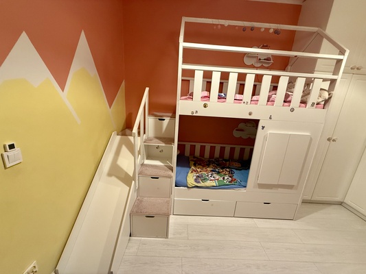 Elbląg Mam do zaoferowania solidne, wyjątkowe łóżeczko piętrowe pod materace 160×80 cm, wykonane na zamówienie przez