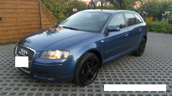 Elbląg AUDI – A3Model 2008 POJ. - 1.6 MPI benzyna 110 kMKlimatronik Air -bag ABSASR-Elektryczne szybyEle