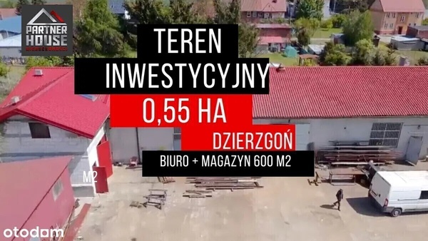 Elbląg ::: PARTNER HOUSE NIERUCHOMOŚCI :::    Działka usługowo-przemysłowa z budynkiem magazynowym | 5524