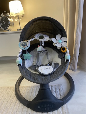 Elbląg Kidwell Bujaczek leżaczek elektryczny 2w1 – elektryczny bujaczek i leżaczek 2 w 1 dla niemowląt od pierwszych