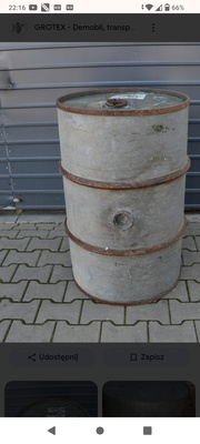 Elbląg Witam kupię beczkę metalową starego typu.