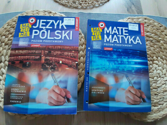 Elbląg Sprzedam nowe podręczniki 
Matematyka i język polski- Matura, podstawa programowa 2023,poziom podstawowy.