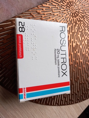 Elbląg Witam. Oddam komuś tabletki na cholesterol, może komuś się kończą. Rosutrox  20mg w op 28tab  2op. Mile