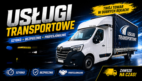 Elbląg 🚛 MASZ ŁADUNEK? MY GO DOSTARCZYMY! 🚛
🔥 TRANSPORT KRAJOWY I REGIONALNY 🔥
✔ Szybkie terminy
✔ Bezpieczny